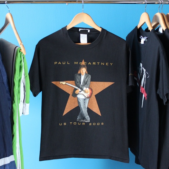 GIANT Other - 2005 Paul McCartney US Tour Band T-Shirt